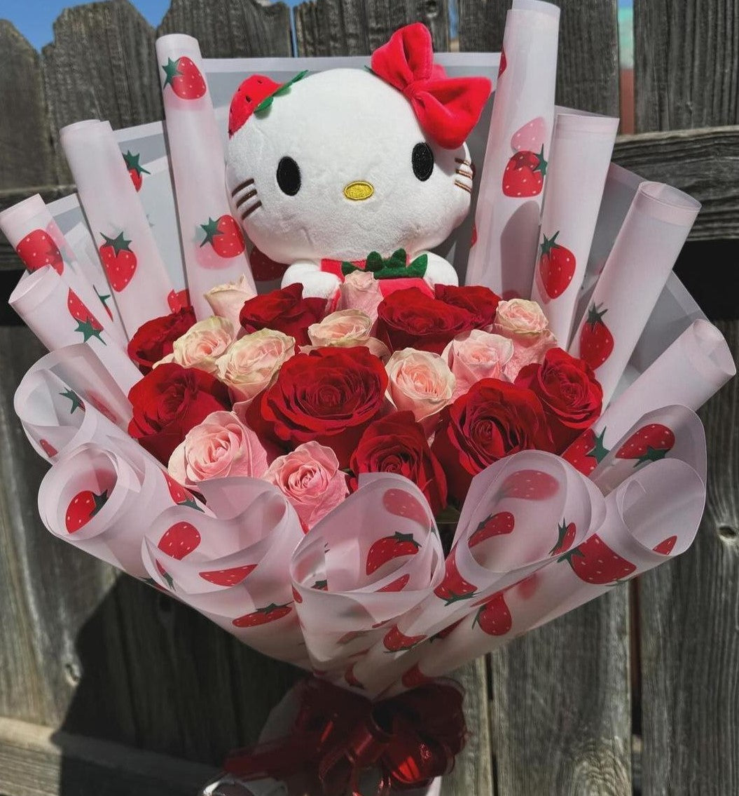 25 Fresita Pink&Red roseππ